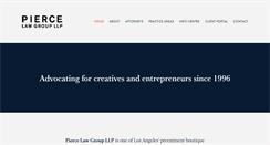 Desktop Screenshot of piercelawgroupllp.com